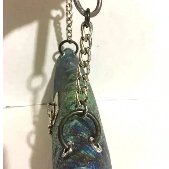 Michael kors Capra snakeskin shoulder handbag - Picture 4 of 9